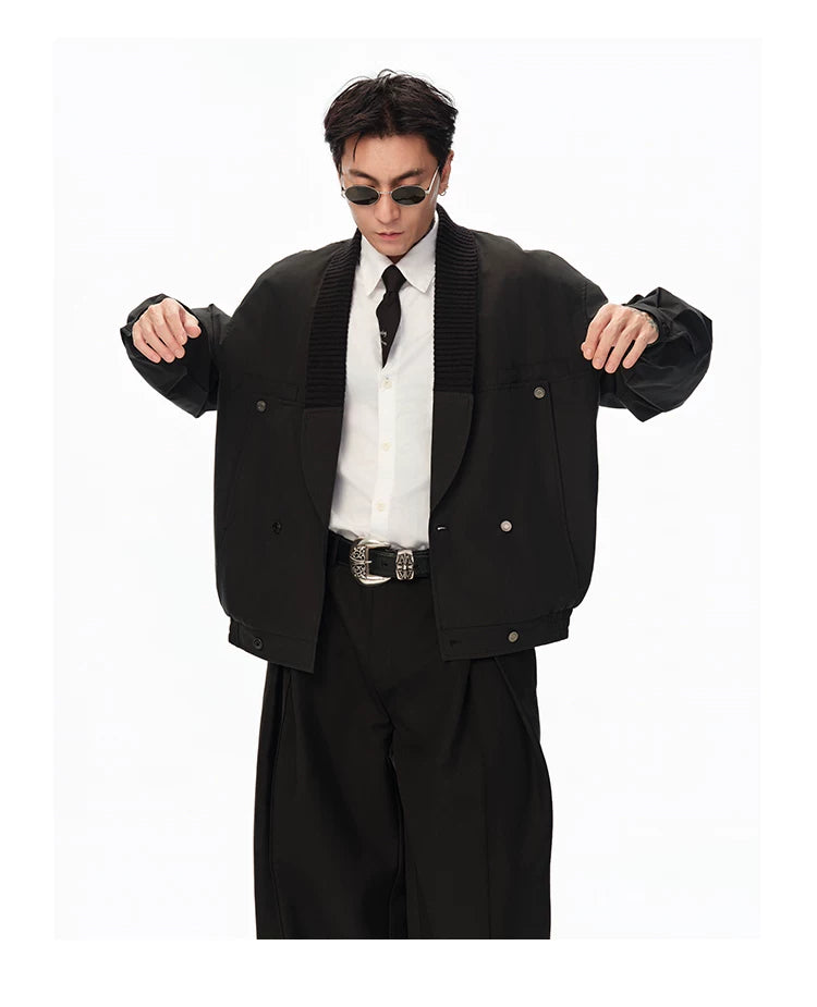 Vintage Notched Lapel Light Cotton Coat