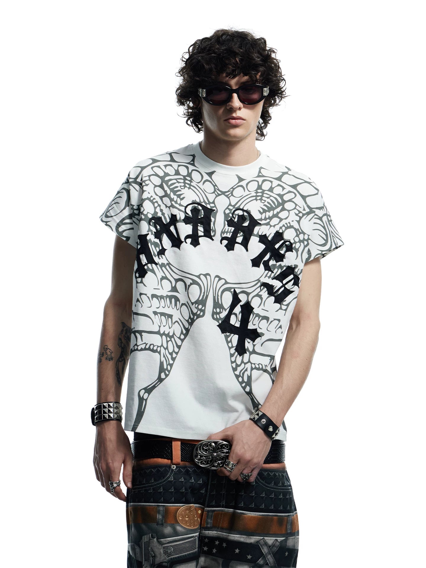 Dark Wing Print Short Sleeve Tee