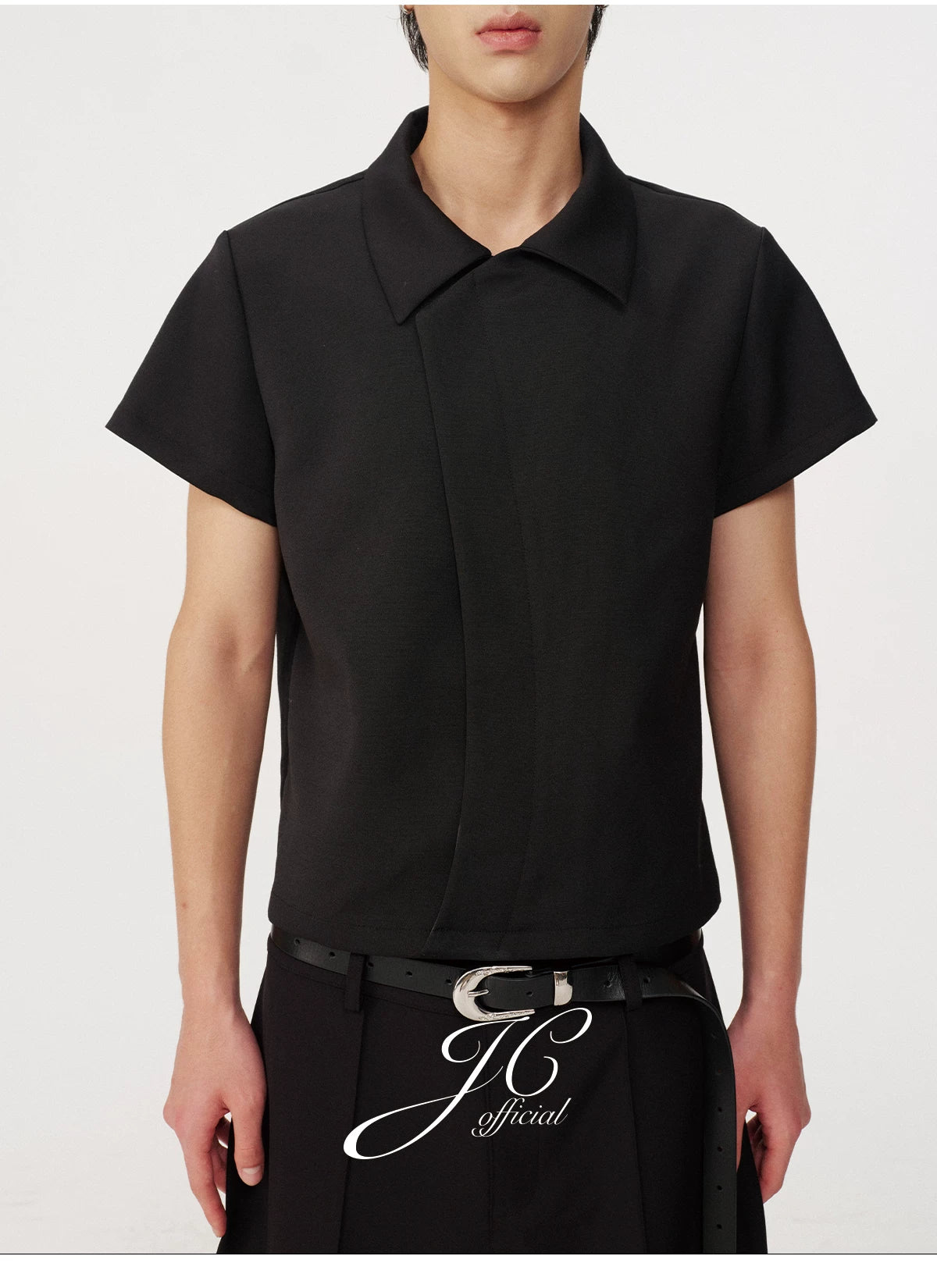 Short Sleeve C Button Shirt