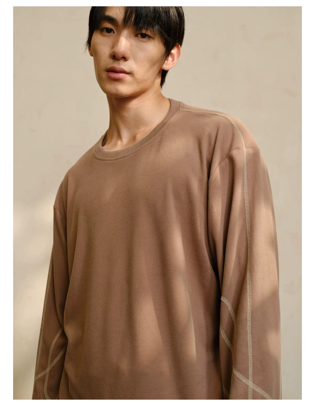 Miyabi Fabric Long Sleeve Top