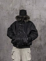 N-2B Nylon Raccoon Fur Flight Jacket