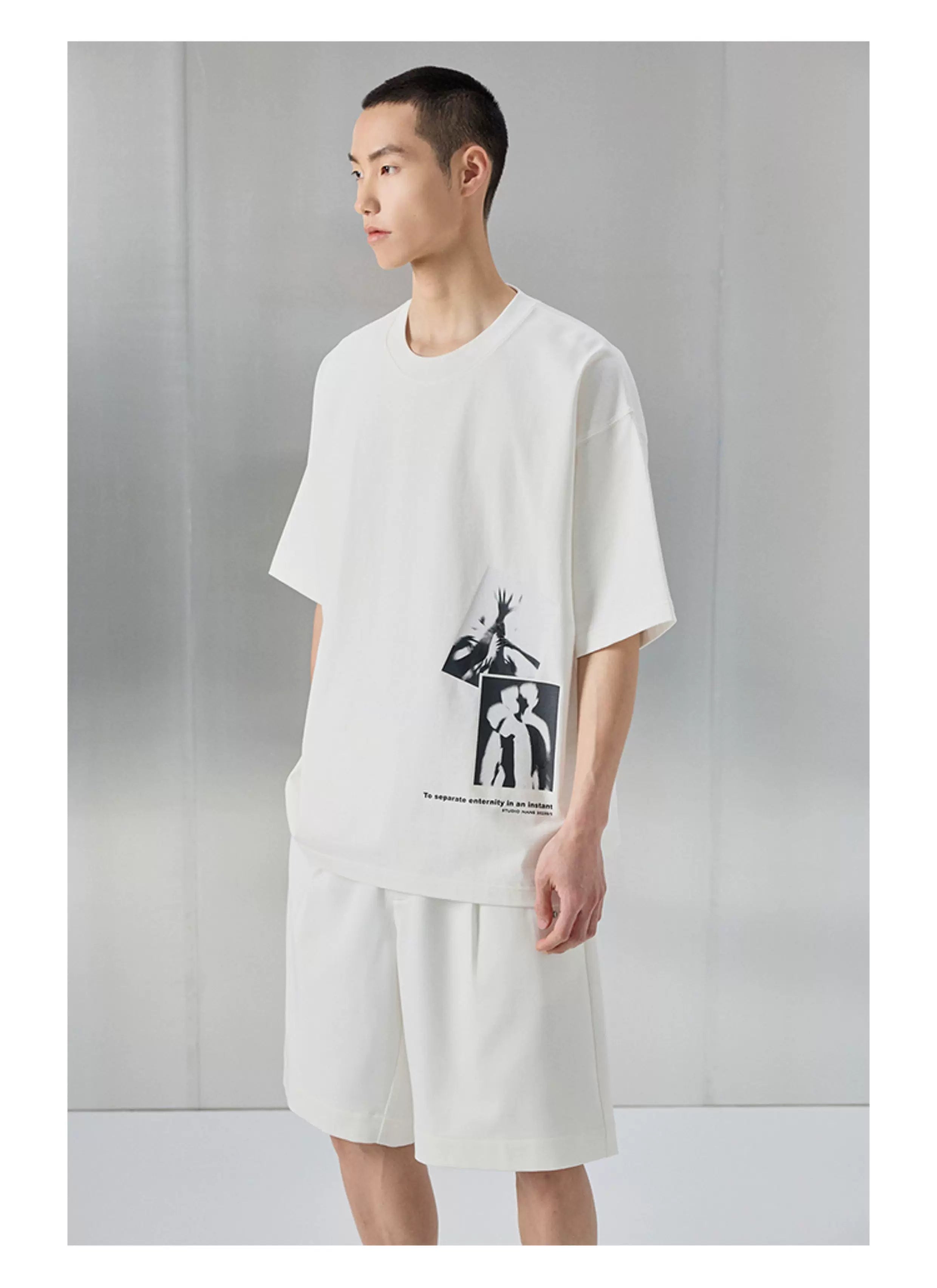 Oversized Heavyweight Double Yarn Printed Tee