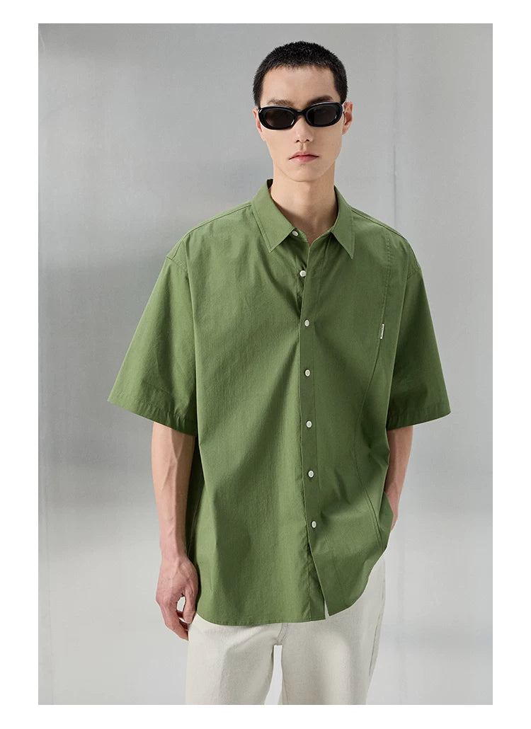 Retro Short Sleeve Pima Blend Shirt