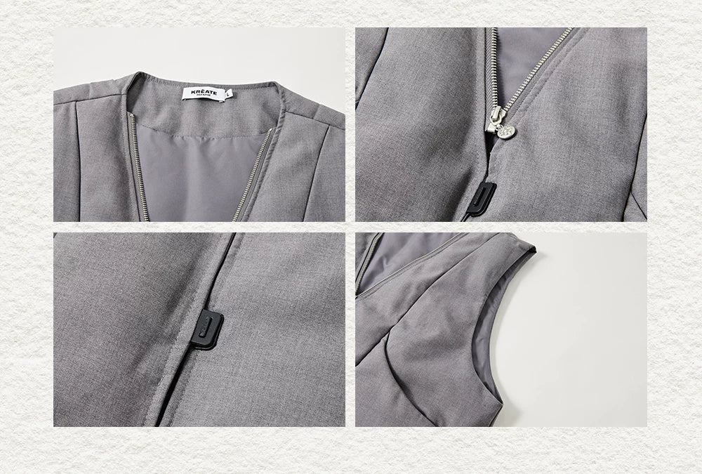 Men's Winter 3-in-1 Vest Scarf Coat