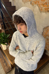 Couple Two Tone Wool Hoodies