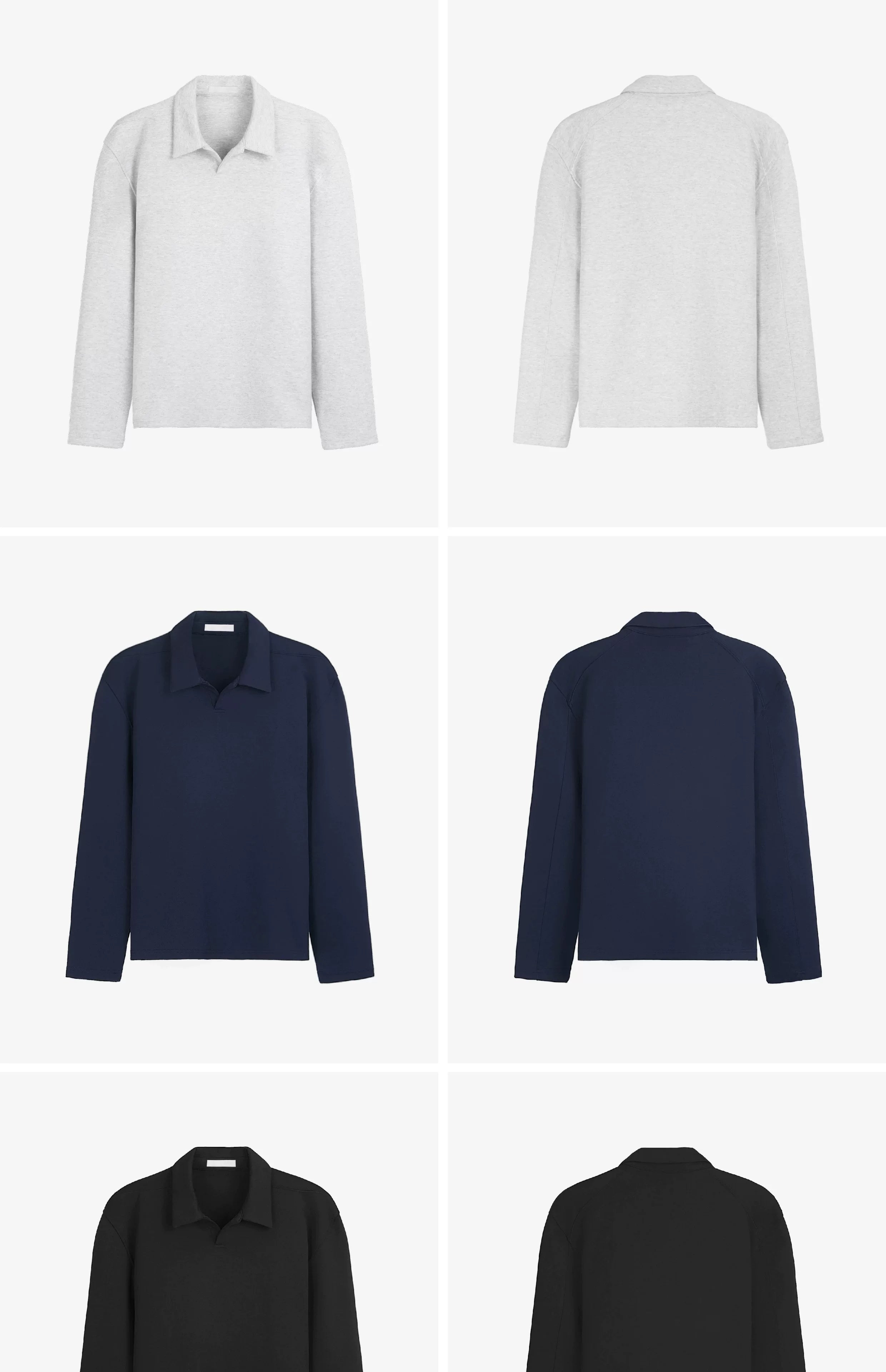 Collared Polo with Magnetic Closure