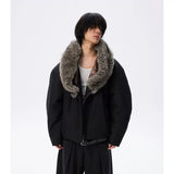 Waterproof Detachable Fox Fur Padded Coat