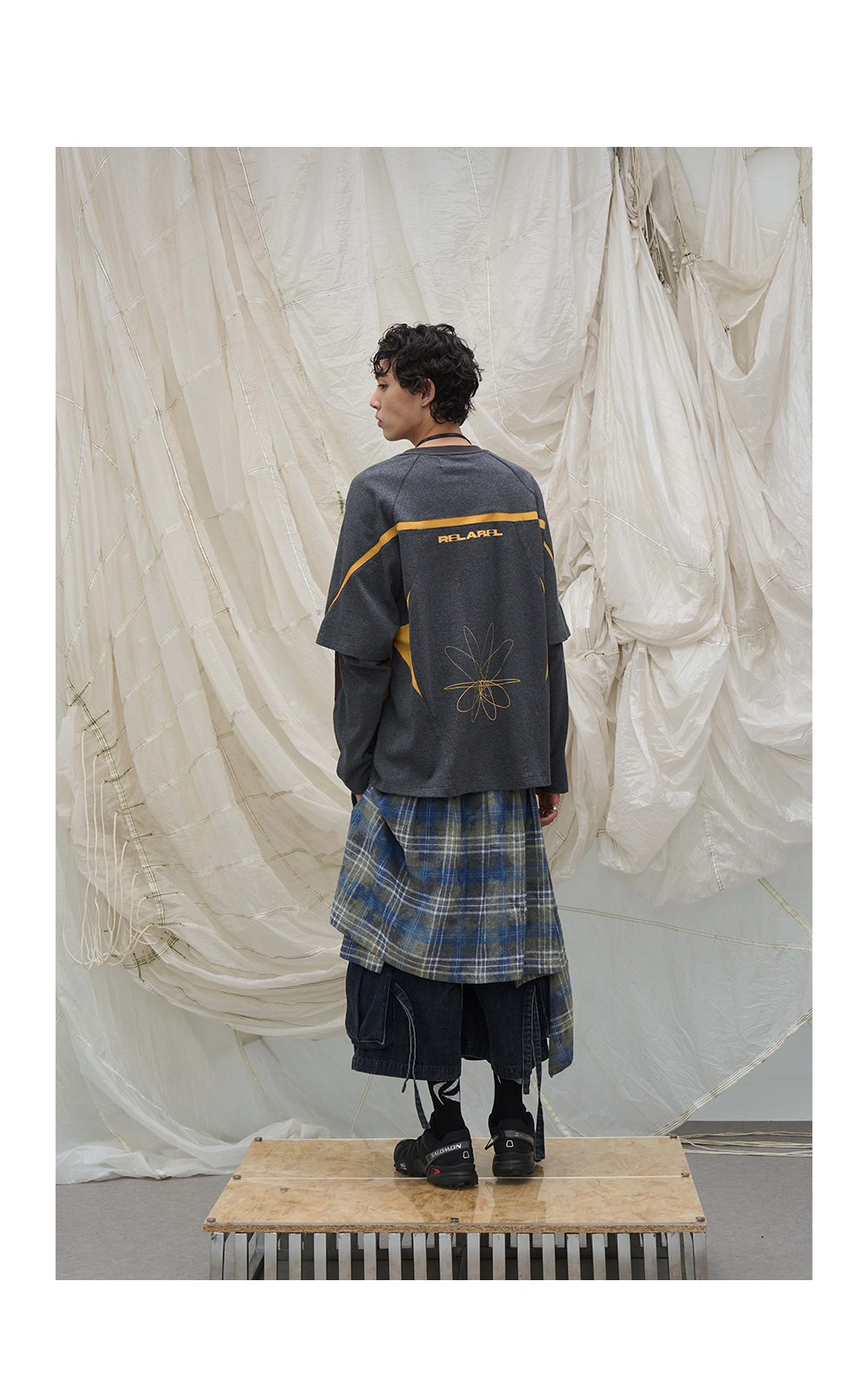 Deconstructed Patchwork Two-in-One T-Shirt