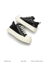 Nappa Leather Low-top Chunky Sneakers