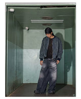 American Vintage Washed Distressed Baggy Jeans