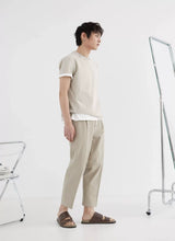 Elastic Waist Loose Ankle Pants