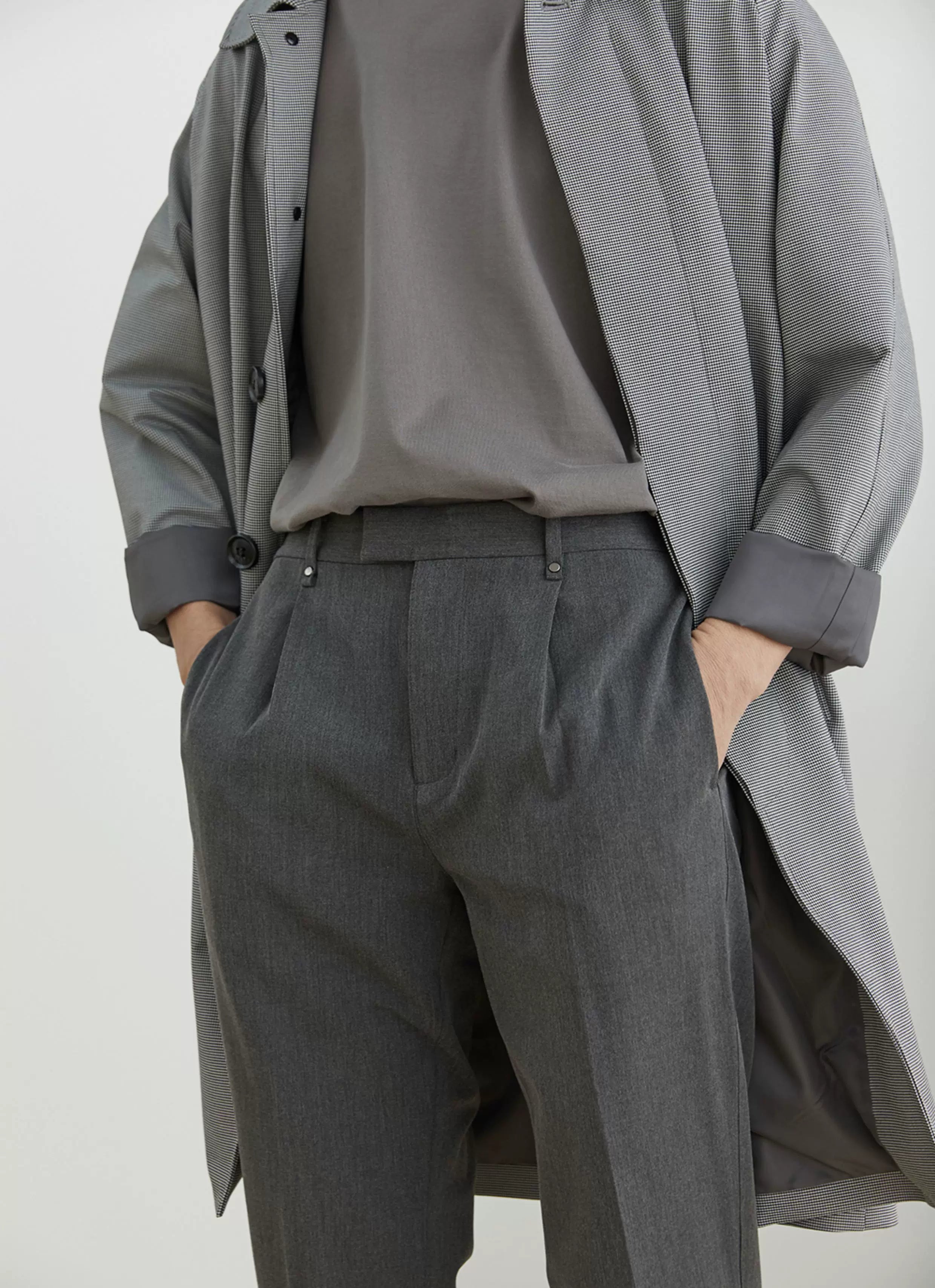 Elastic Waist Loose Ankle Pants