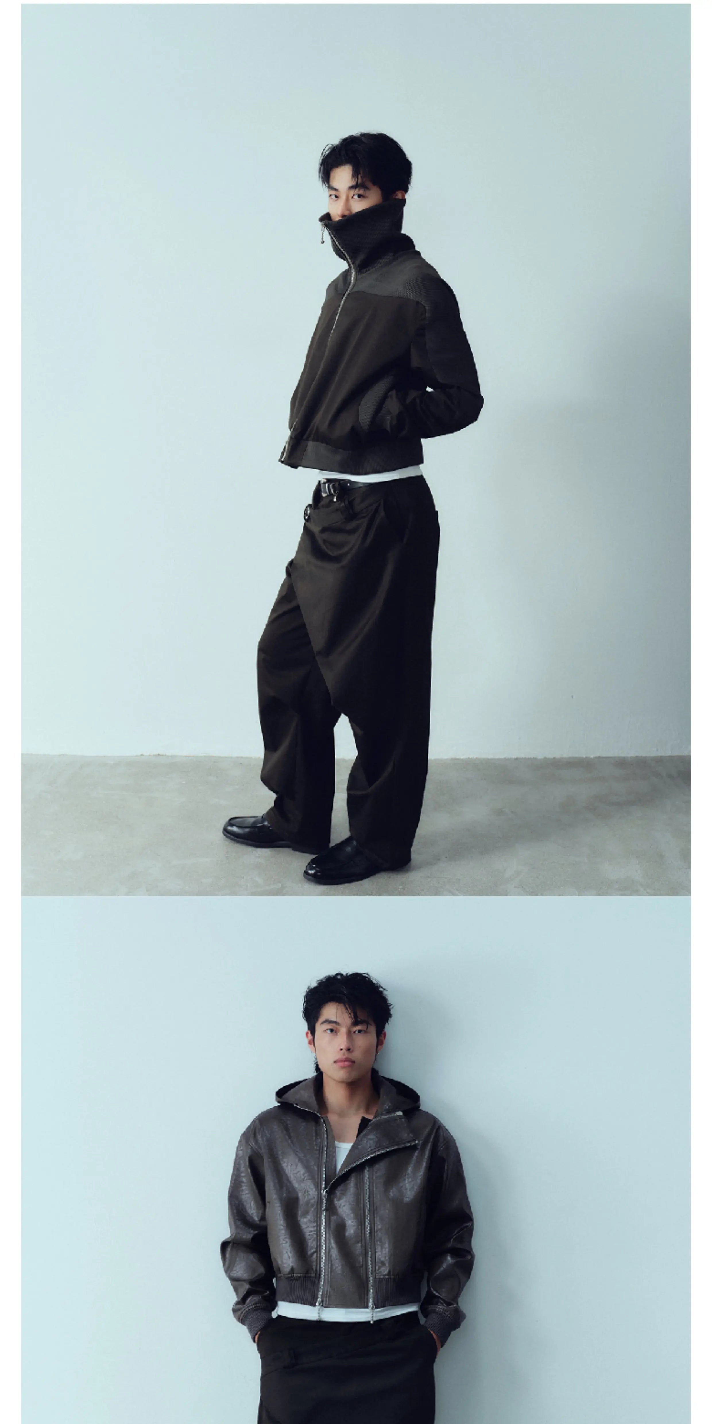 Army Green Dual Waist Casual Pants