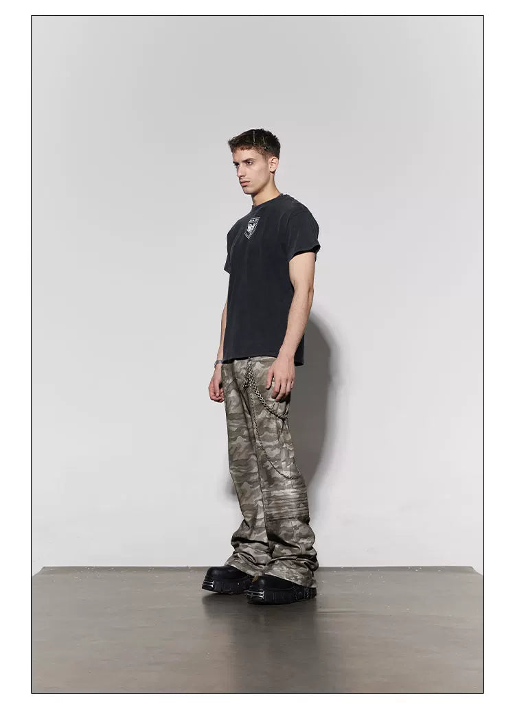 American Cleanfit Vintage Washed Badge Tee