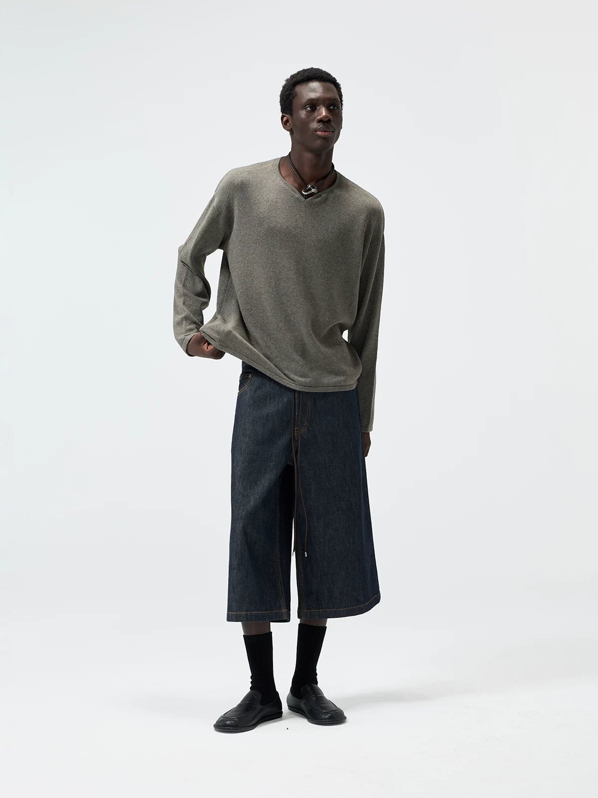 Linen Cotton Loose Long Sleeve Tee