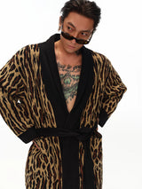 Leopard Print Home Robe