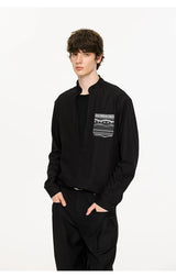 Fair Isle Layered Henley Shirt