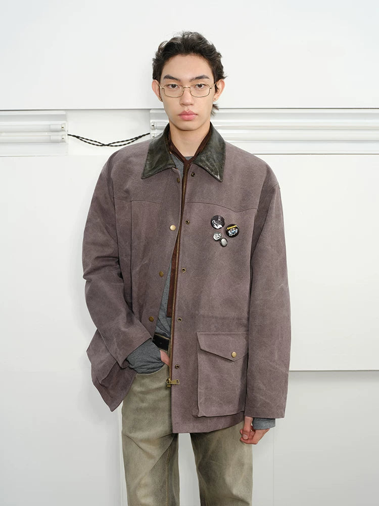 16oz Men's Faux Snake Work Jacket