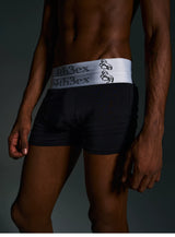 Men's Embroidered Horse Double Waistband Boxers