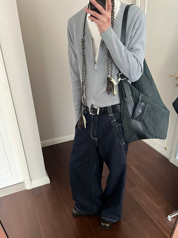 25SS V-Neck Zip Jacket