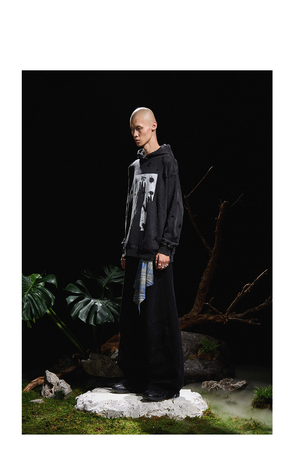 Multi-wear Detachable Washed Jeans