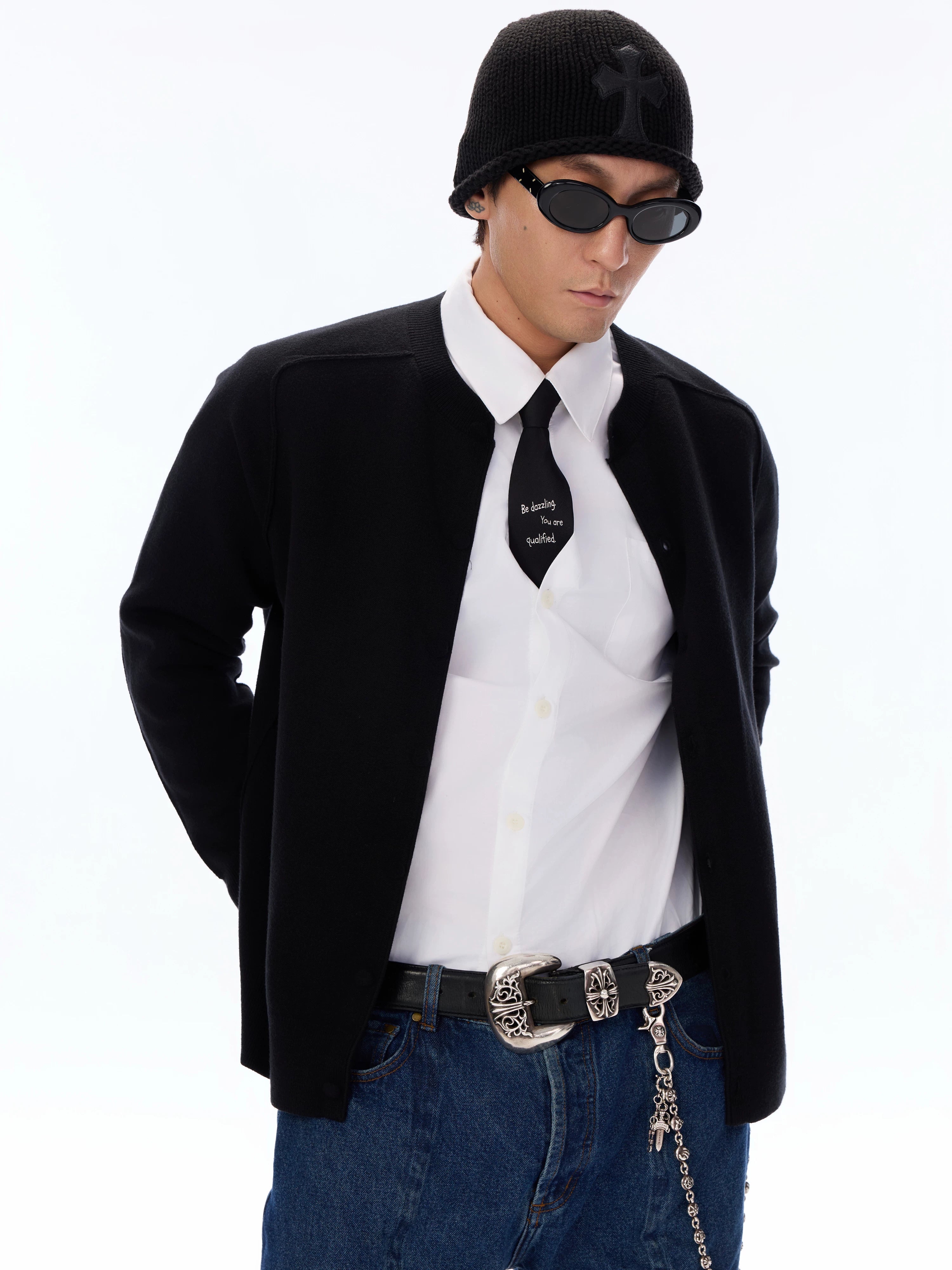 Modal Core-Spun Knit Cardigan