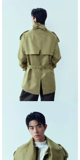 Bow Tie Waterproof Windproof Trench Coat