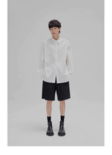 Basic Embroidered Pima Cotton Blend Shirt