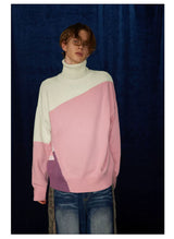 Mid-length Thick Wool Blend Turtleneck Sweater