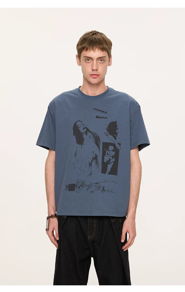 Vintage Graphic Loose Cooling Sorona Tee
