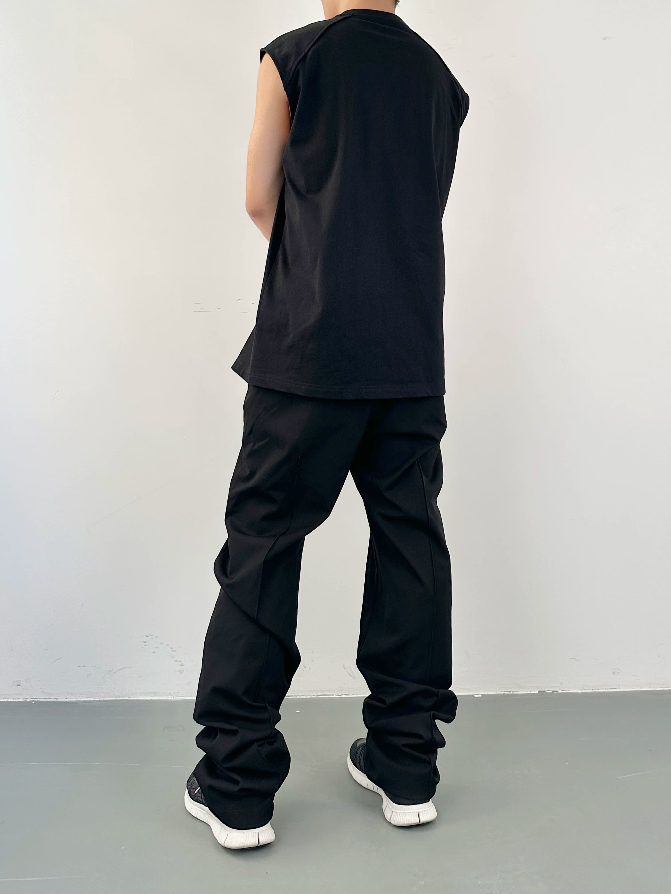 Long Straight Leg Dress Pants