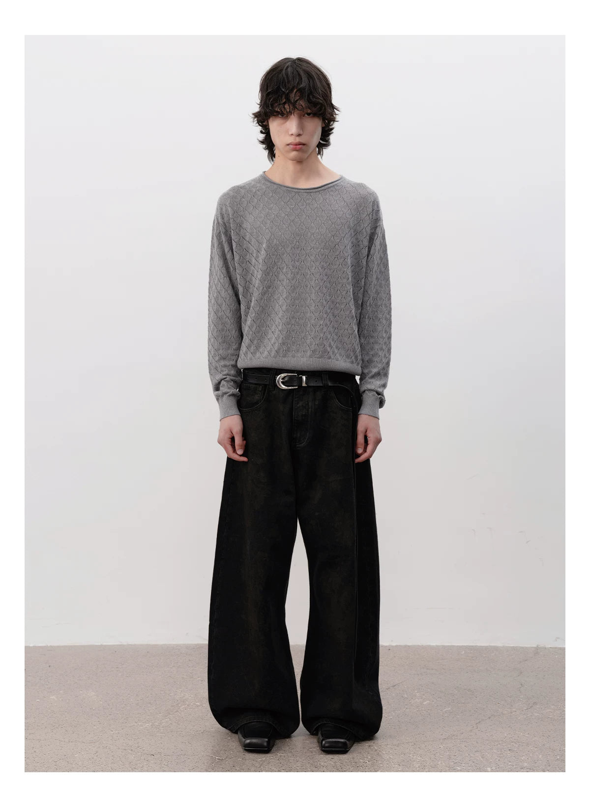 Vintage Washed Denim Banana Pants