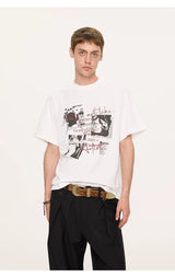 Band Screen Print Cotton Couple Tees