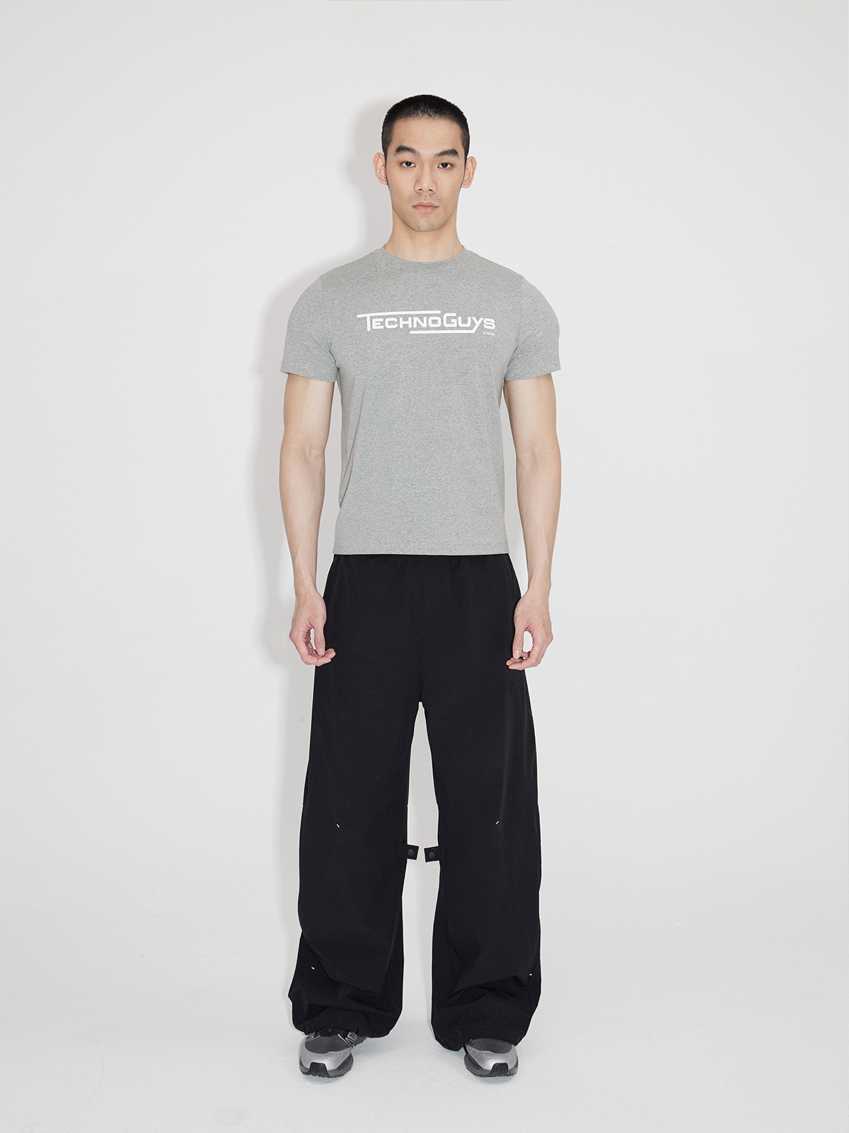 Structured Lightweight Printed Short Sleeve Tees