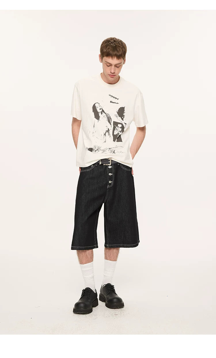 Vintage Graphic Loose Cooling Sorona Tee
