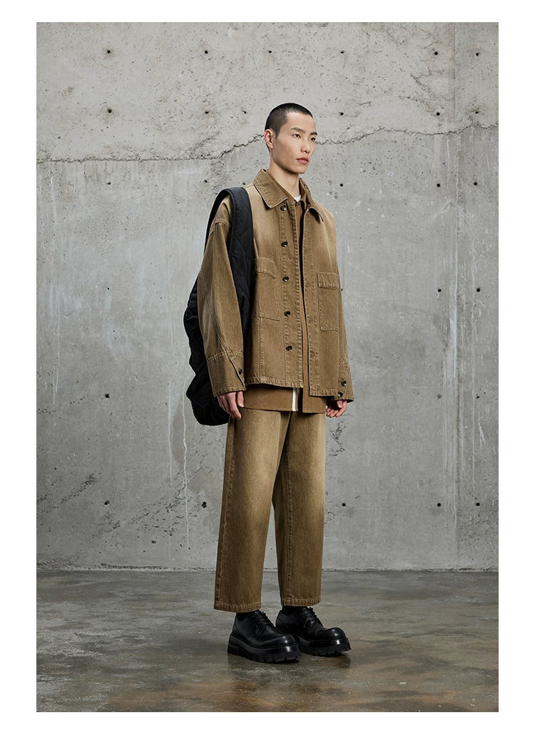 Triangle Pocket Shirt with Hidden Placket