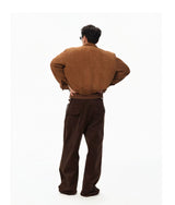 Imported Corduroy Wide Leg Straight Pants