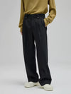 Vintage Pleated Wide Waist Casual Pants