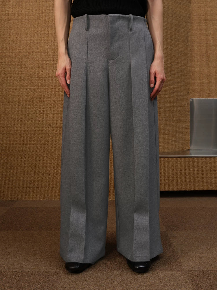 No Waistband Wide Leg TR Trousers
