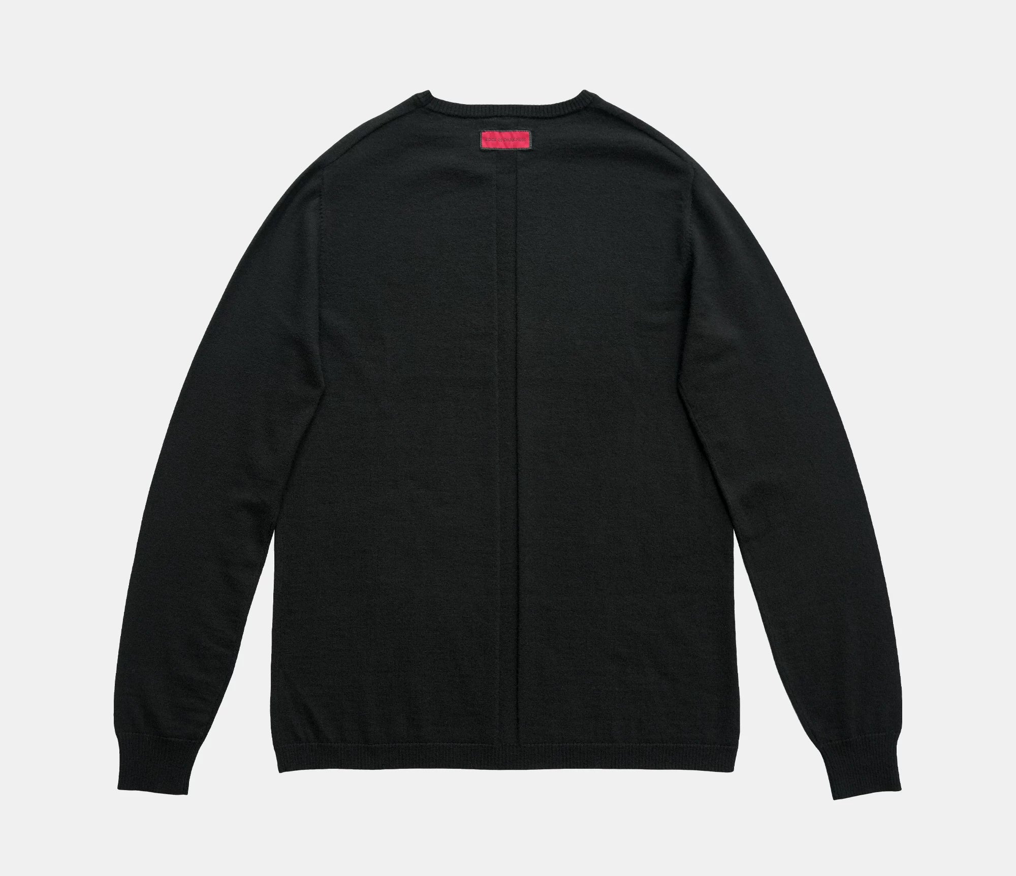 Fitted Dark Tailored Merino Cashmere Sweater