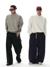 Oversized Polo Neck Sweatshirt