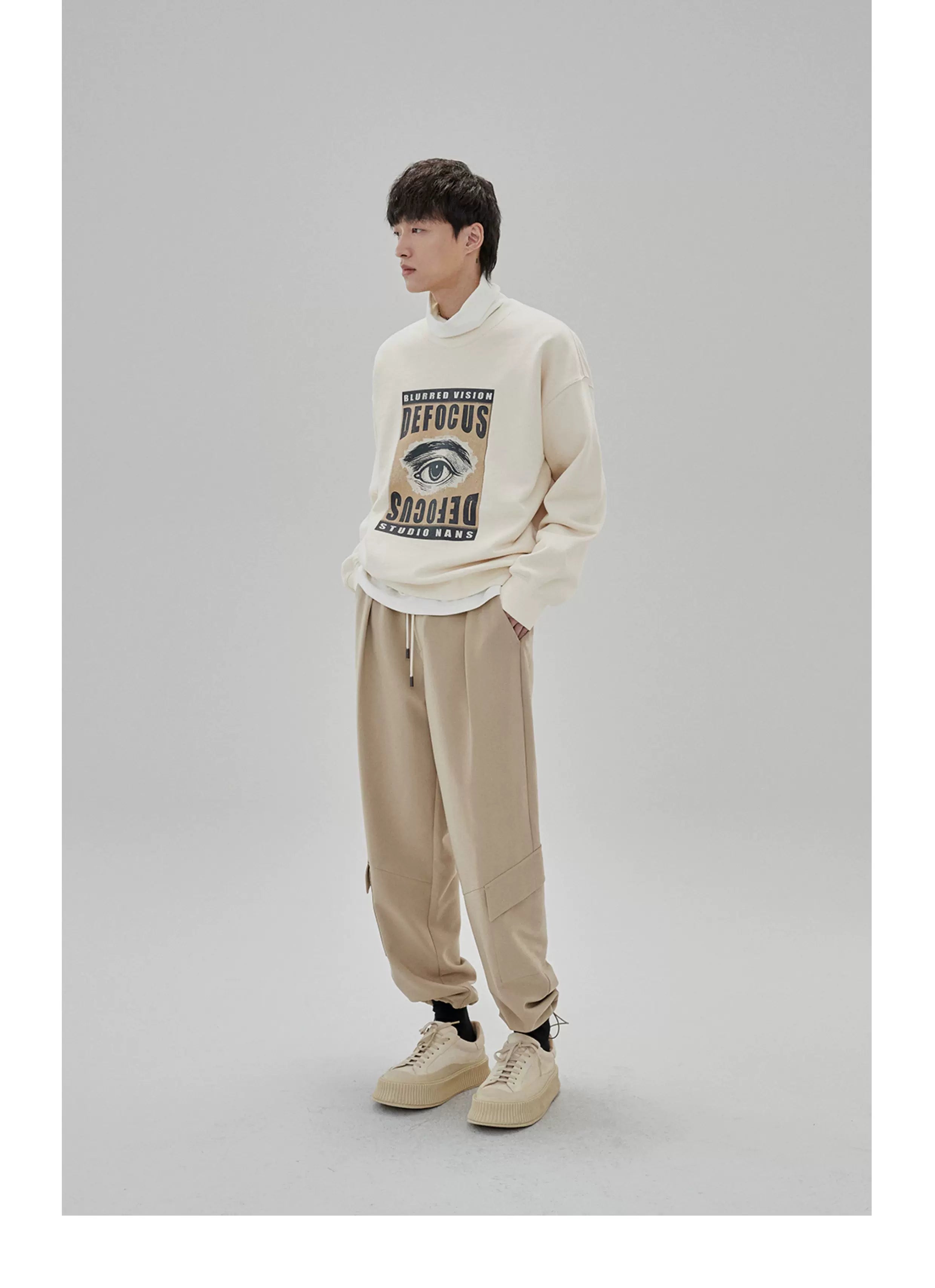 Tapered Drawstring Pocket Cargo Pants