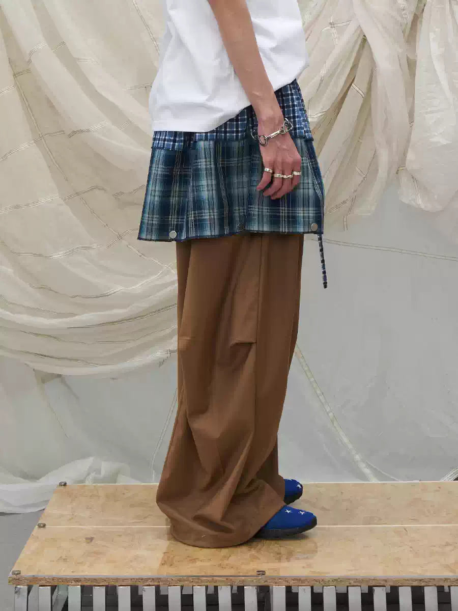 Plaid Unisex Skirt Extender