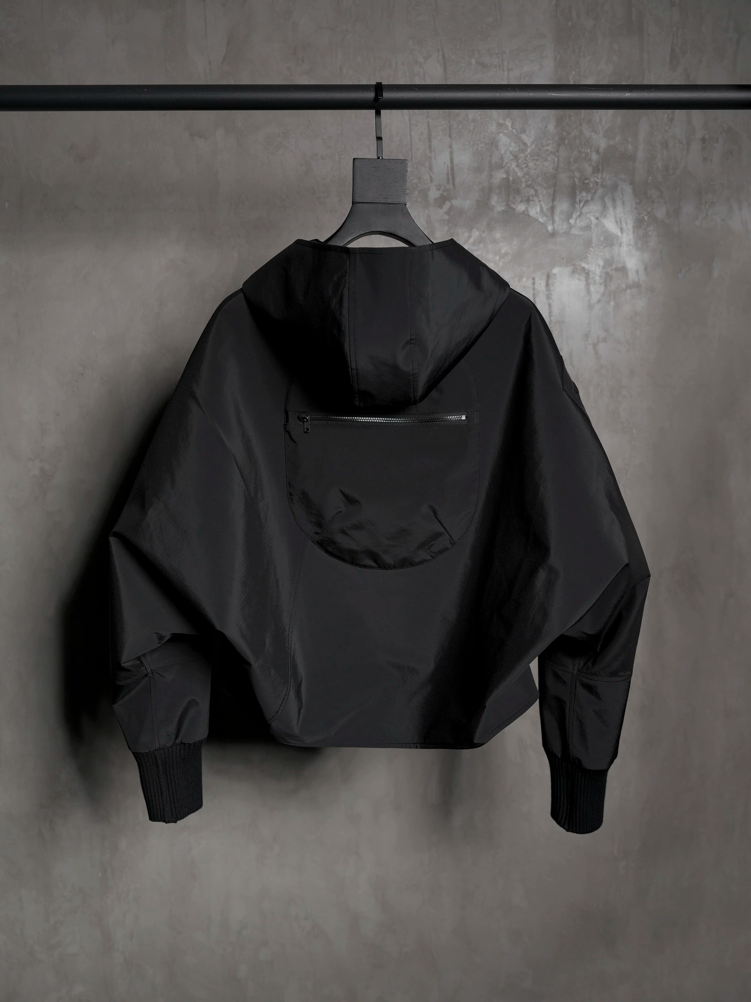 Batwing Sleeve Hard Shell Jacket