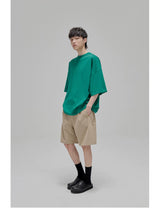 Vintage Ribbed Half Sleeve Tees