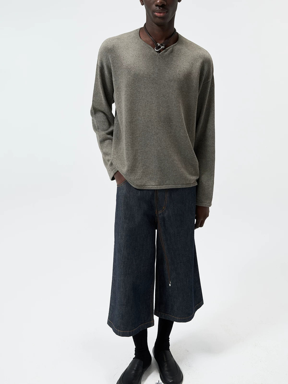 Linen Cotton Loose Long Sleeve Tee