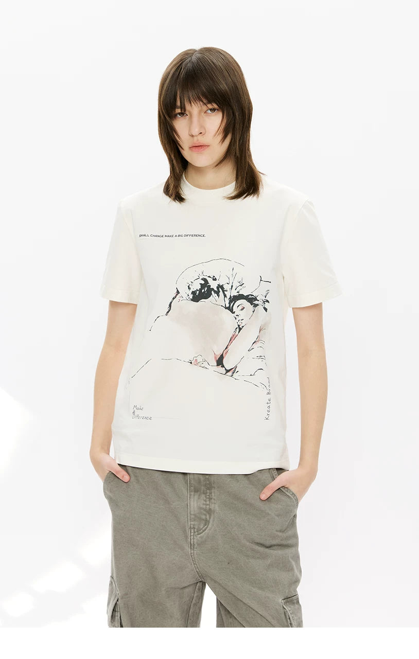 Short Sleeve Printed Quick Dry Tees