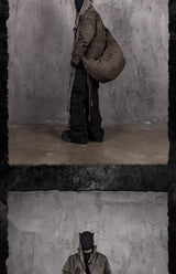 Wanderer Distressed Embroidered Dirty Dyed Parka
