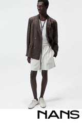 Hemp Linen Notch Lapel Blazer