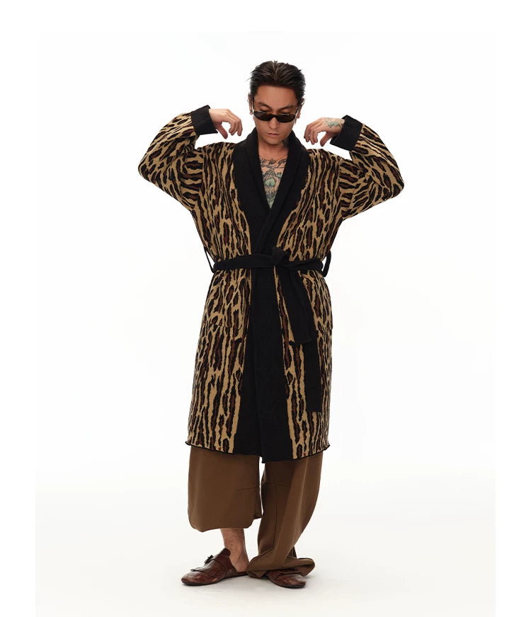 Leopard Print Home Robe